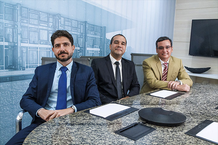 Sócios fundadores do escritório TReS