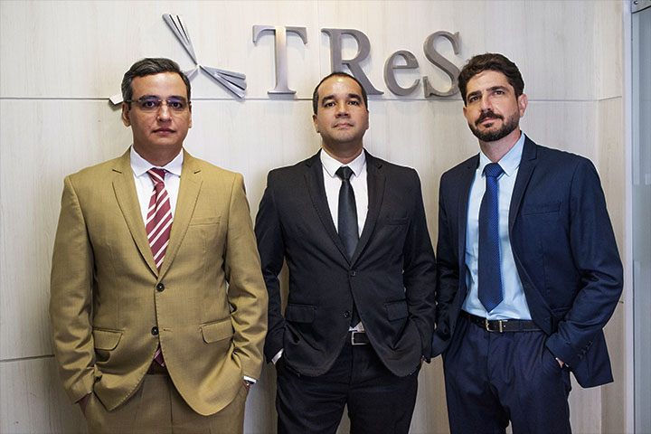 Sócios fundadores do escritório TReS